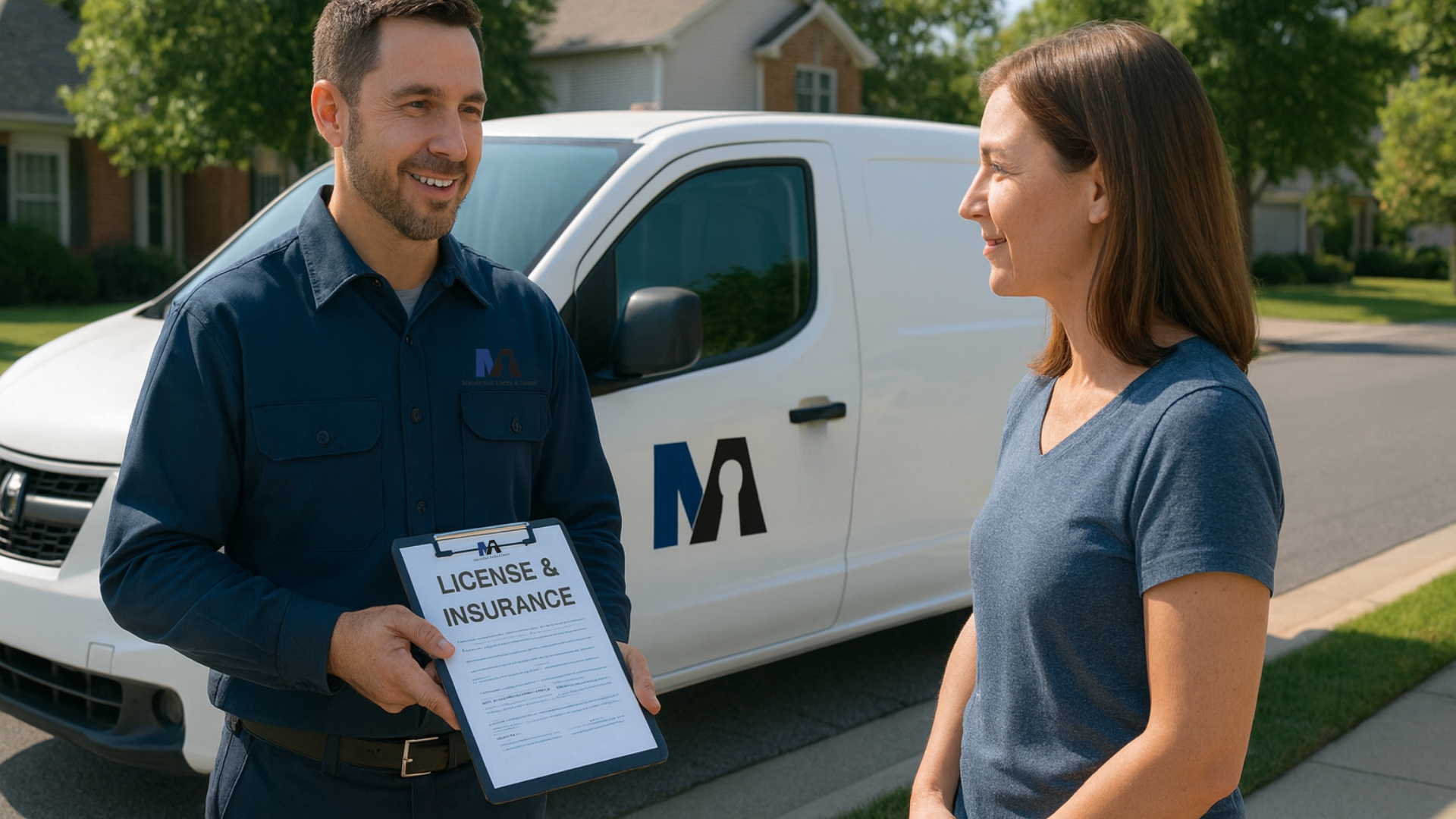 Licensed expert offering affordable locksmith services in residential Bethesda area