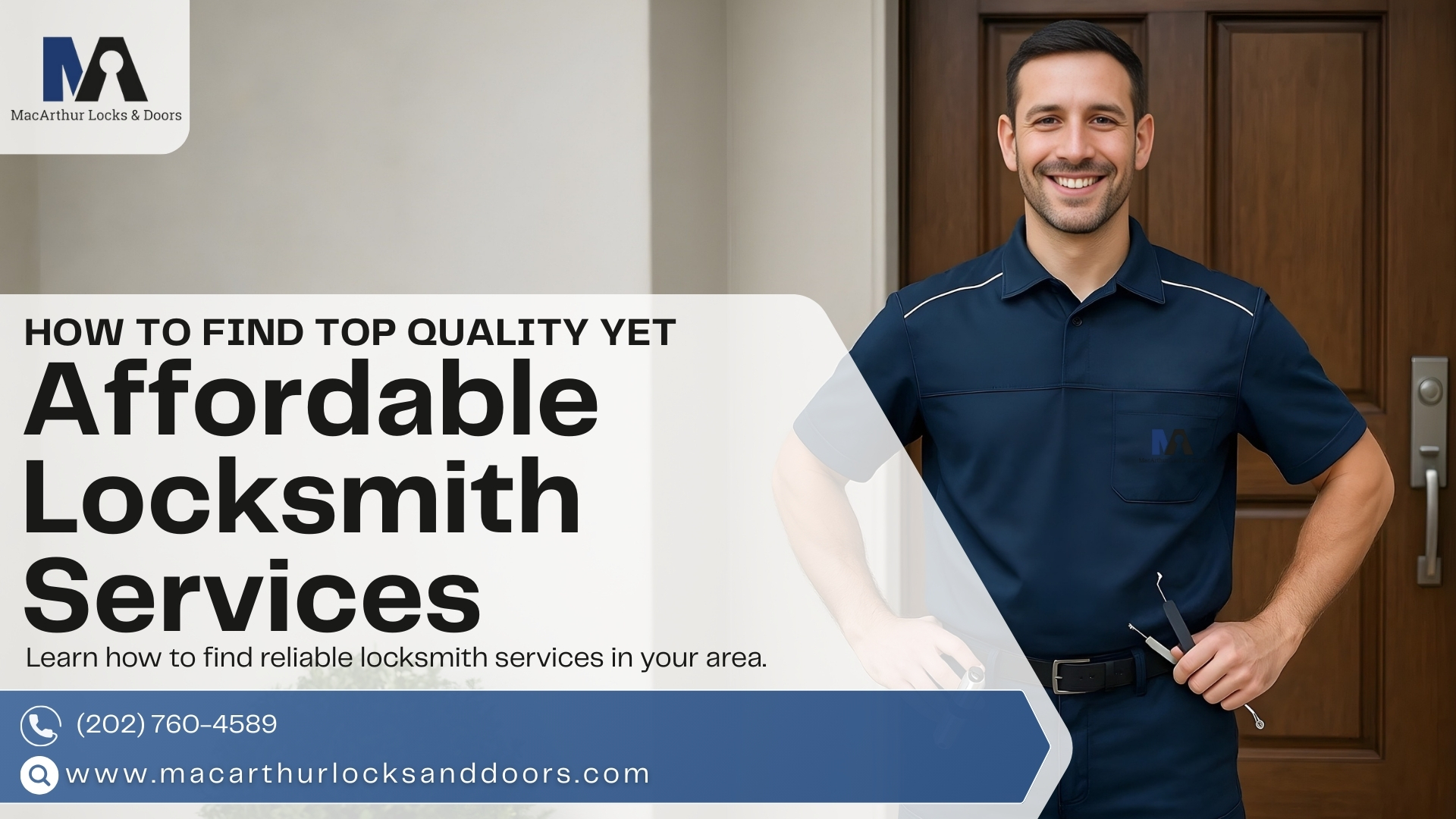 Locksmith recommending Kwikset locks for smart access, security, and long-lasting durability.