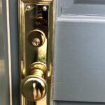 Handleset Door Lock Silver Spring