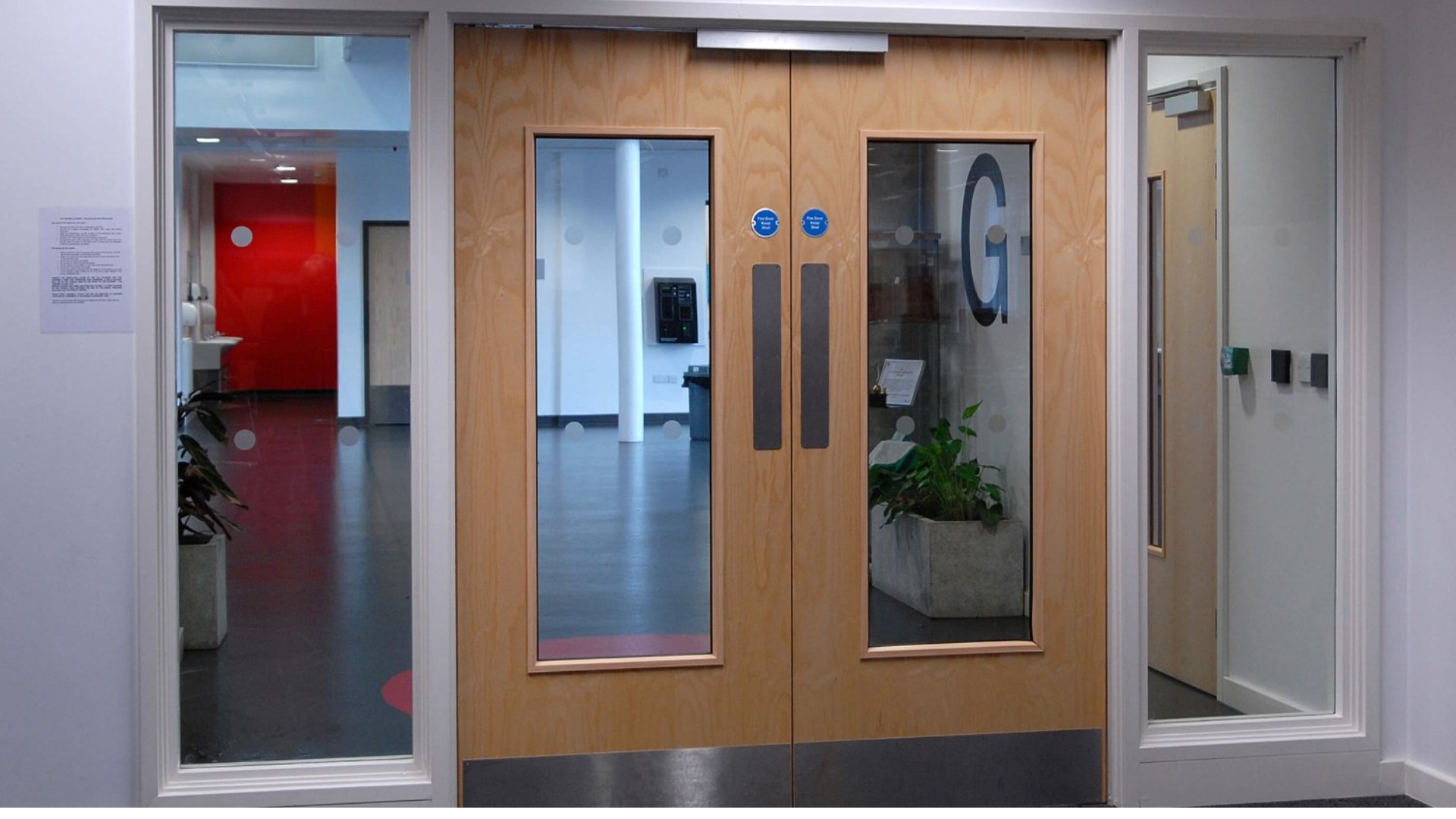 Commercial doors with fire ratings