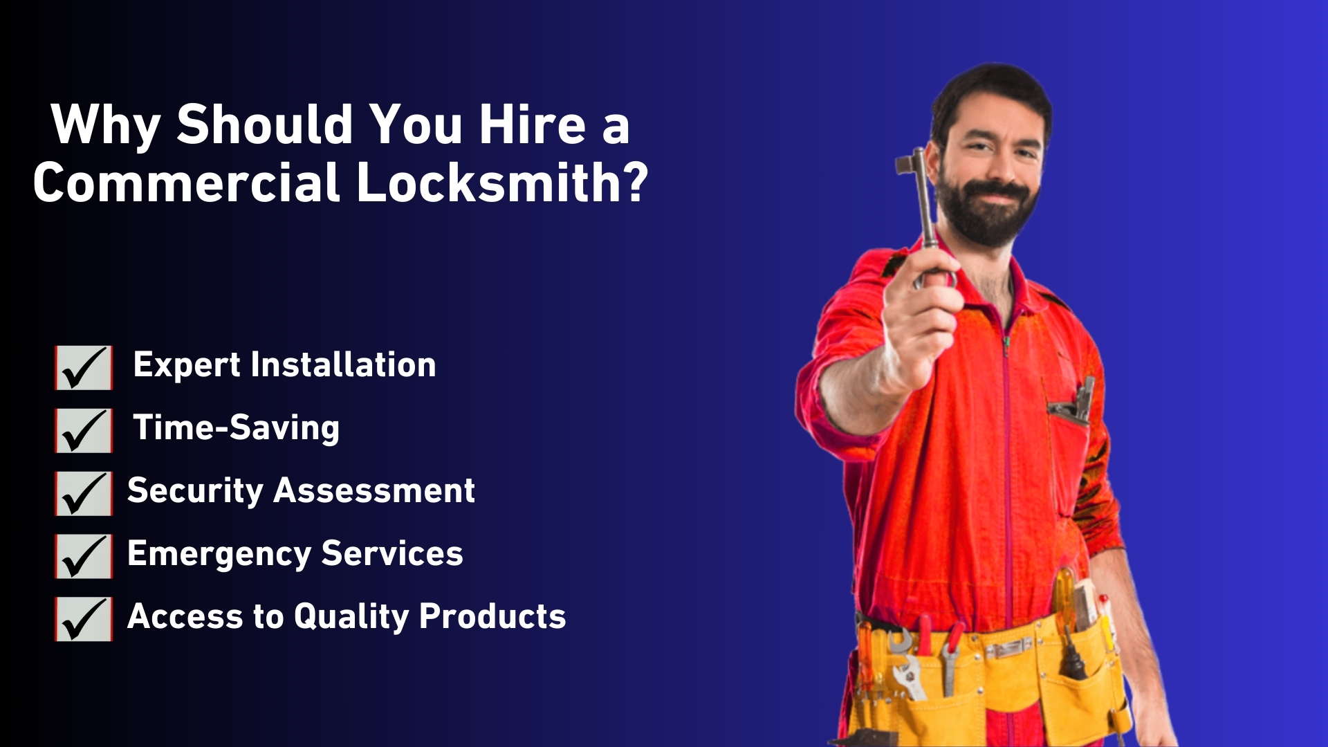 Reasons why you should hire a commercial locksmith when installing deadlatches