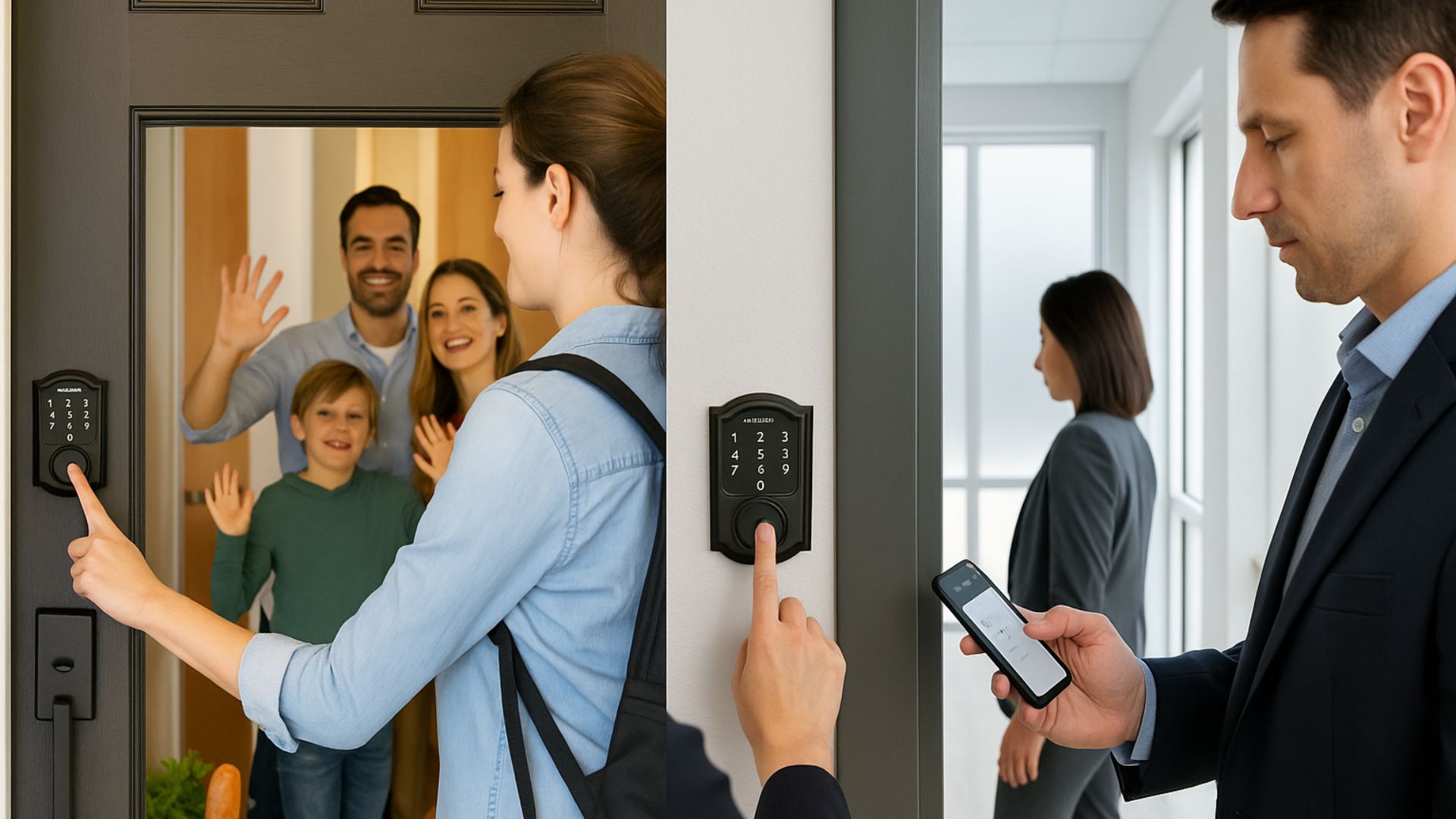 Schlage keypad lock providing secure keyless access for both homes and offices
