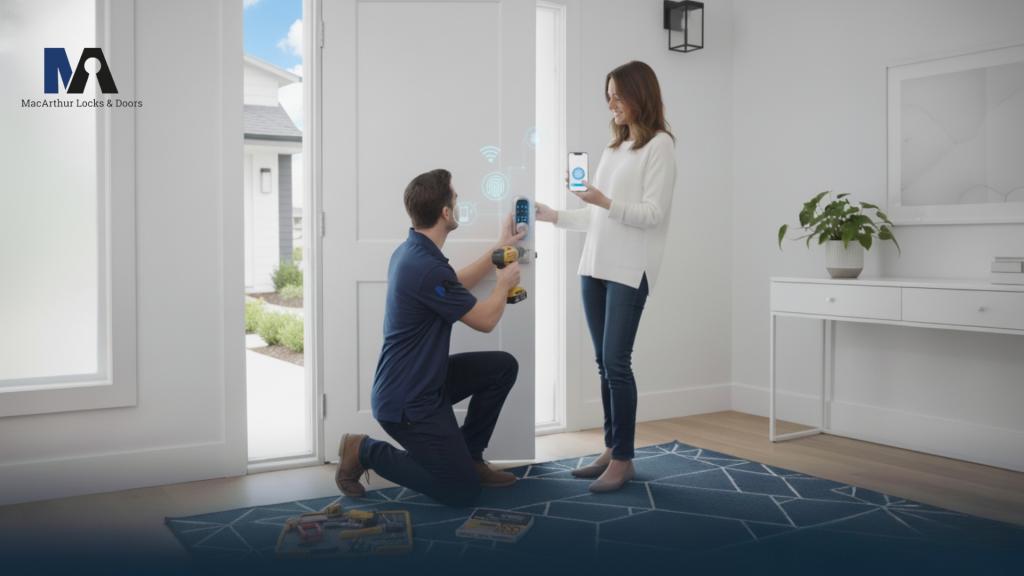 Yale smart lock installation