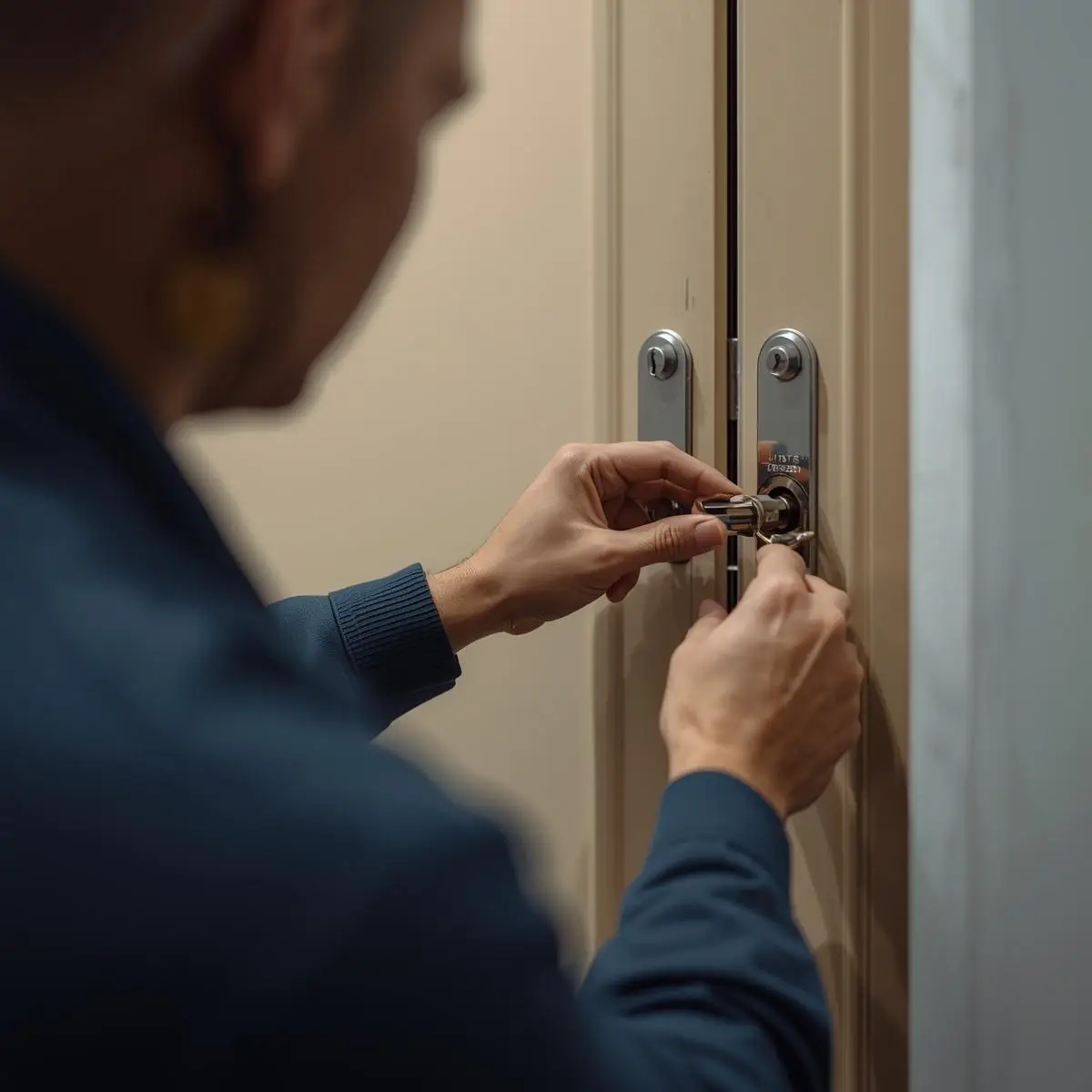 Emergency lockout service at a DC apartment building entrance